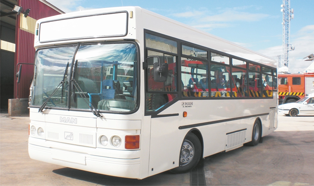 Autobús MAN con motor reconstruido por Renovamotor