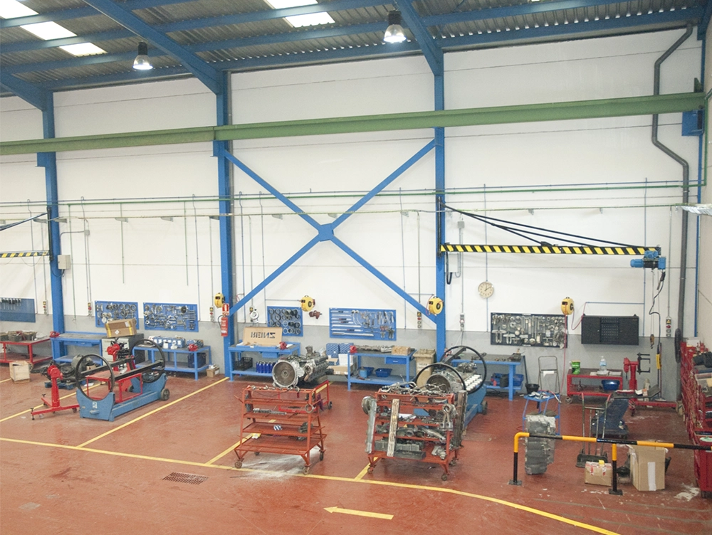 Panorámica del taller, zona C