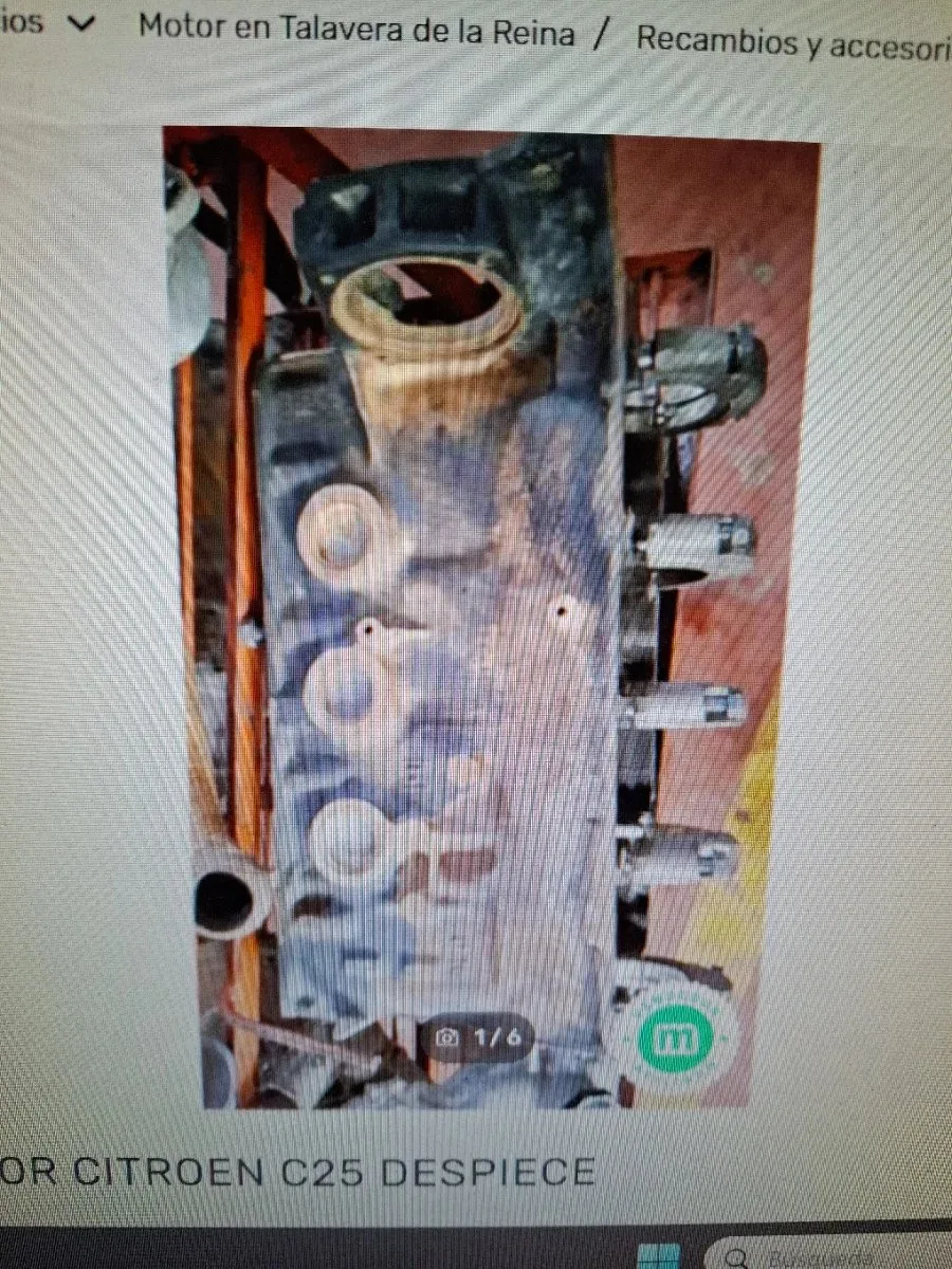 Motor Citroen C25 / Peugeot J, despiece motor