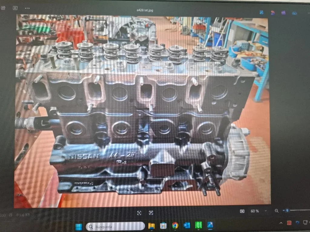 Motor Nissan A4.28 Desnudo Reconstruido