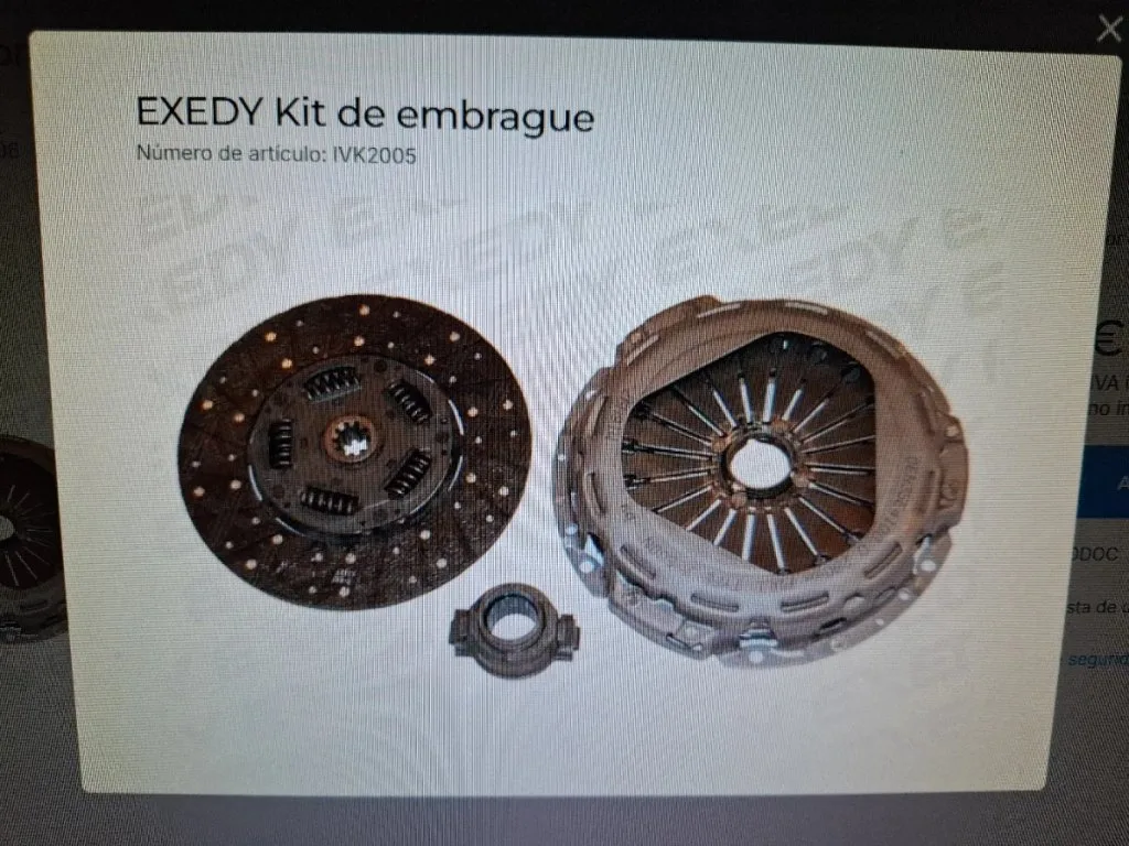 Kit Embrague iveco daily 280mm 10 dientes